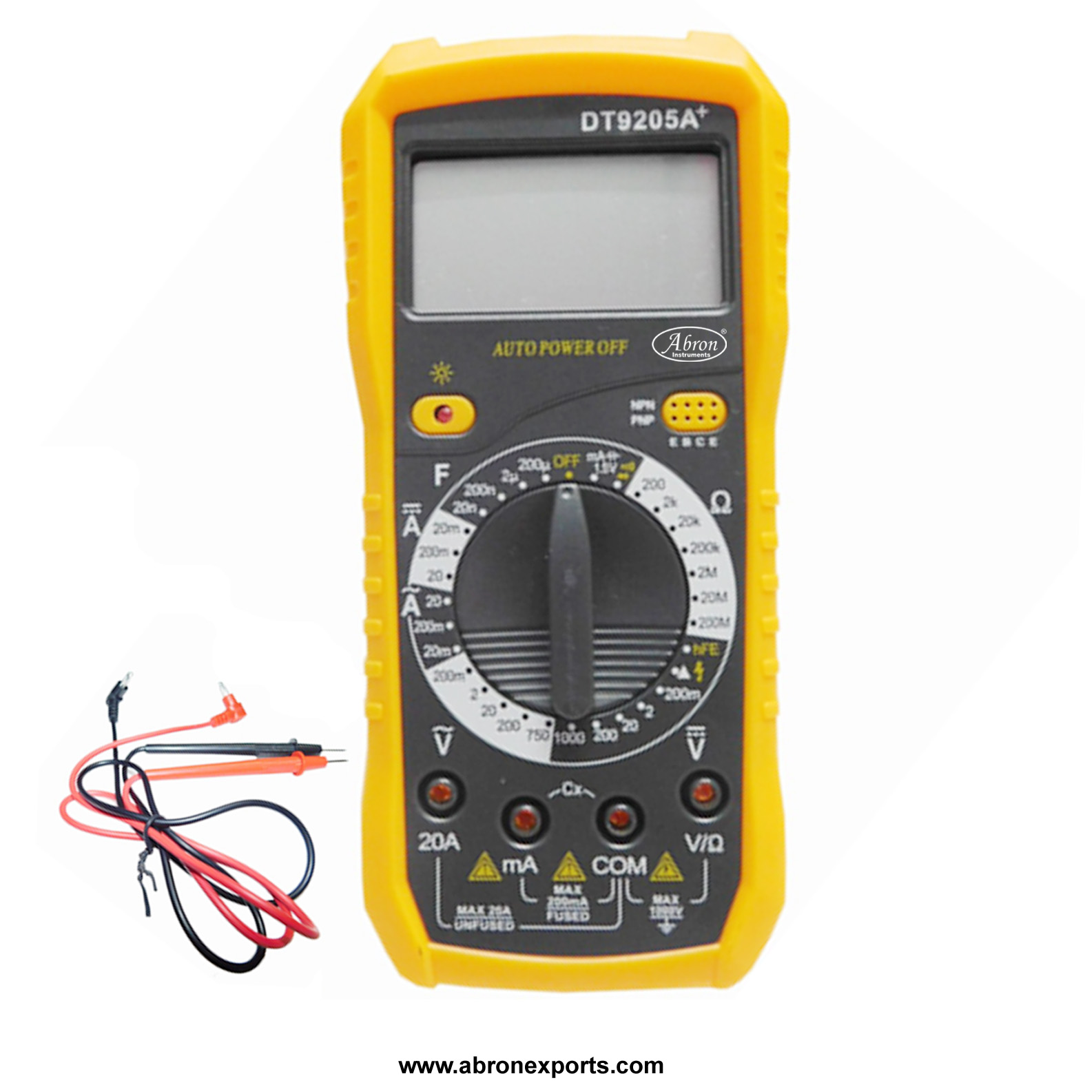 Digital multimeter voltage current resistance Capacitance LCD abron AE-1319-P